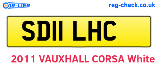 SD11LHC are the vehicle registration plates.