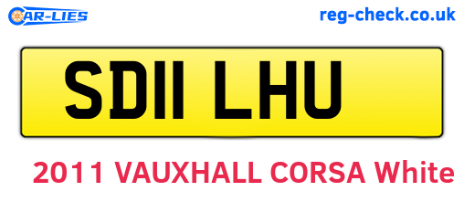 SD11LHU are the vehicle registration plates.