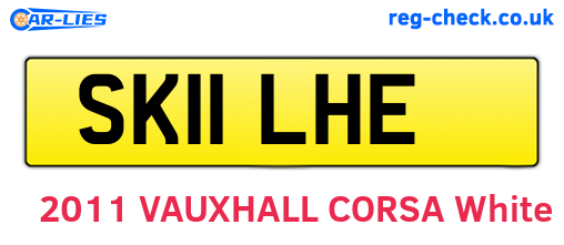 SK11LHE are the vehicle registration plates.