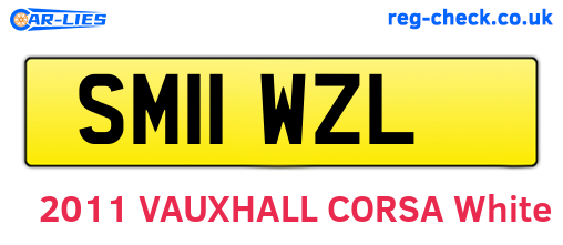 SM11WZL are the vehicle registration plates.