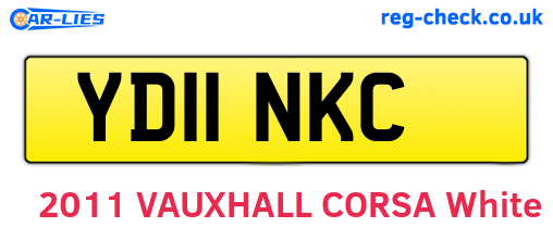 YD11NKC are the vehicle registration plates.