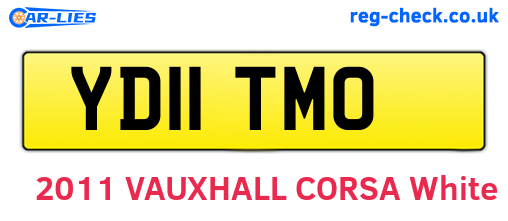 YD11TMO are the vehicle registration plates.