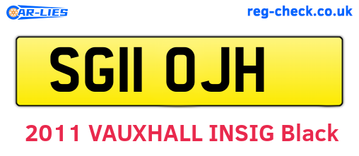 SG11OJH are the vehicle registration plates.