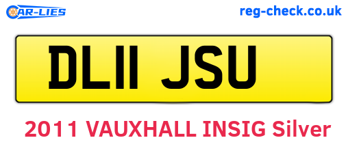 DL11JSU are the vehicle registration plates.