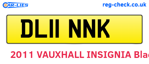 DL11NNK are the vehicle registration plates.
