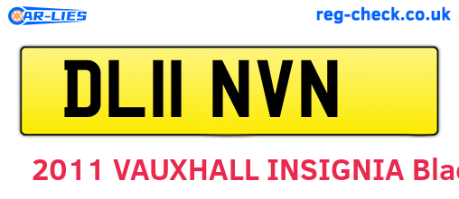 DL11NVN are the vehicle registration plates.