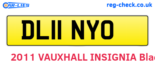 DL11NYO are the vehicle registration plates.