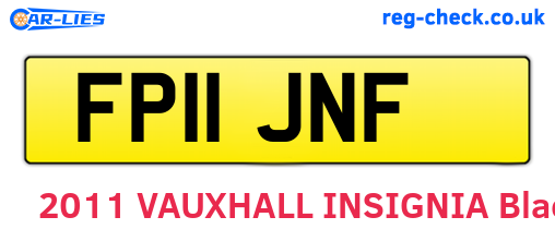 FP11JNF are the vehicle registration plates.