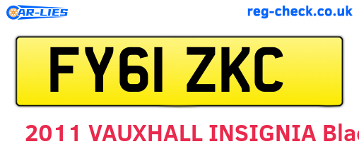 FY61ZKC are the vehicle registration plates.