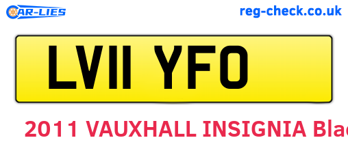 LV11YFO are the vehicle registration plates.