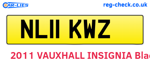 NL11KWZ are the vehicle registration plates.