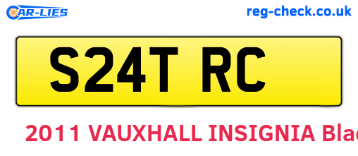 S24TRC are the vehicle registration plates.