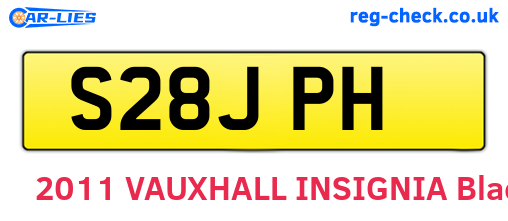 S28JPH are the vehicle registration plates.