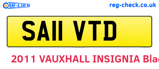 SA11VTD are the vehicle registration plates.