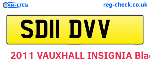 SD11DVV are the vehicle registration plates.