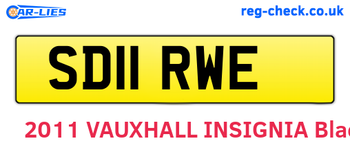 SD11RWE are the vehicle registration plates.