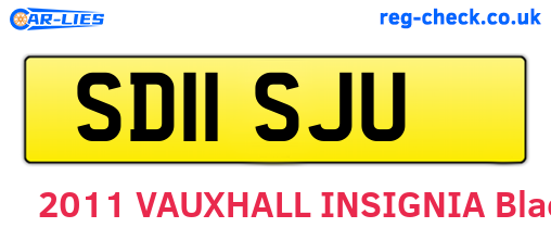 SD11SJU are the vehicle registration plates.