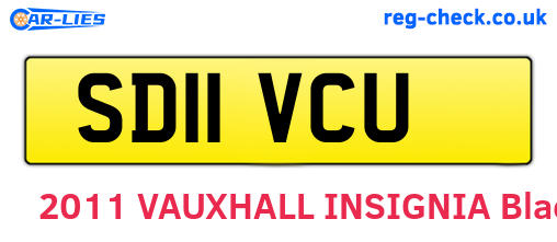 SD11VCU are the vehicle registration plates.