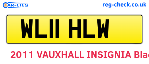 WL11HLW are the vehicle registration plates.
