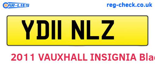 YD11NLZ are the vehicle registration plates.