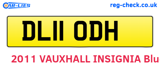 DL11ODH are the vehicle registration plates.