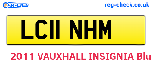 LC11NHM are the vehicle registration plates.