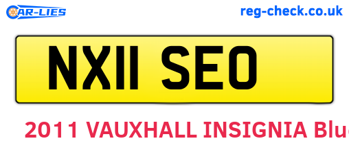 NX11SEO are the vehicle registration plates.