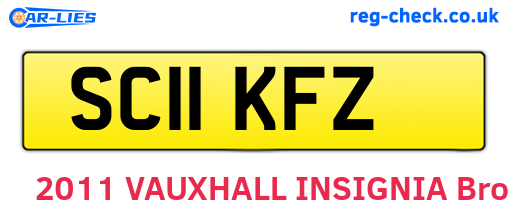 SC11KFZ are the vehicle registration plates.