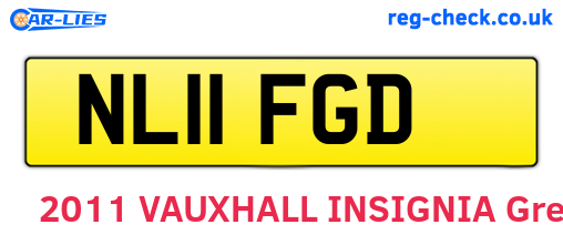 NL11FGD are the vehicle registration plates.