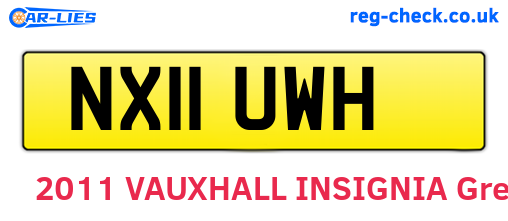 NX11UWH are the vehicle registration plates.