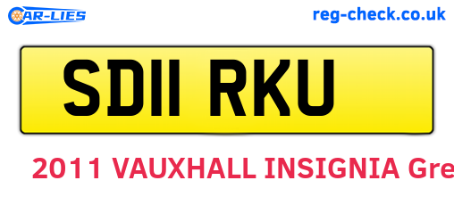SD11RKU are the vehicle registration plates.