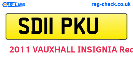 SD11PKU are the vehicle registration plates.