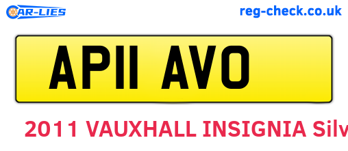 AP11AVO are the vehicle registration plates.
