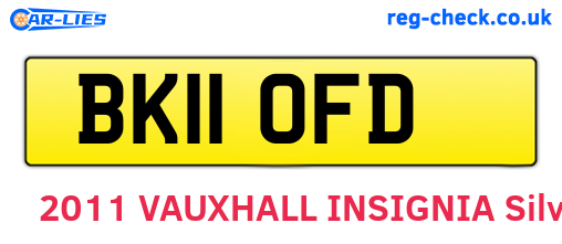BK11OFD are the vehicle registration plates.