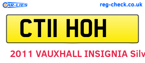 CT11HOH are the vehicle registration plates.