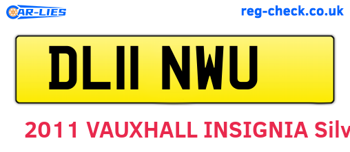 DL11NWU are the vehicle registration plates.