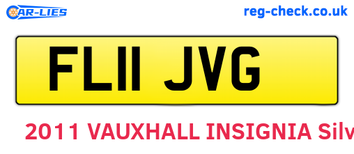 FL11JVG are the vehicle registration plates.