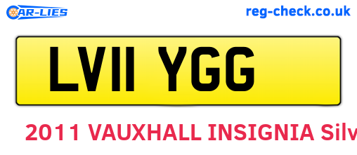 LV11YGG are the vehicle registration plates.