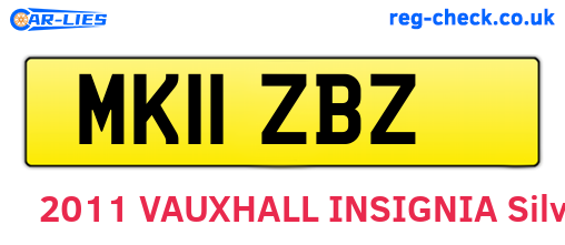 MK11ZBZ are the vehicle registration plates.