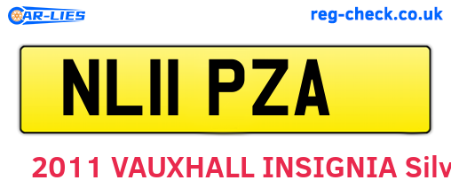 NL11PZA are the vehicle registration plates.