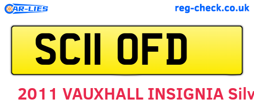 SC11OFD are the vehicle registration plates.