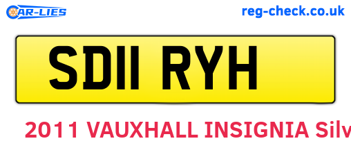 SD11RYH are the vehicle registration plates.