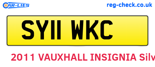 SY11WKC are the vehicle registration plates.