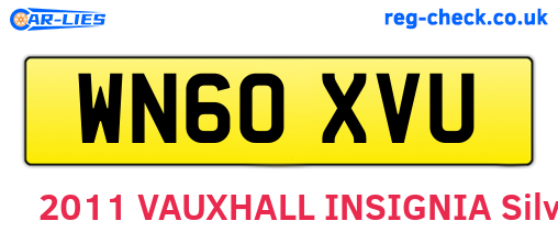 WN60XVU are the vehicle registration plates.