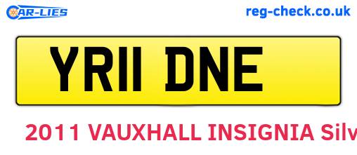 YR11DNE are the vehicle registration plates.