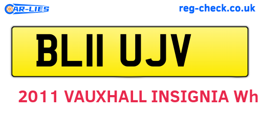 BL11UJV are the vehicle registration plates.