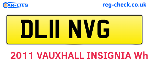 DL11NVG are the vehicle registration plates.