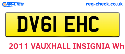 DV61EHC are the vehicle registration plates.