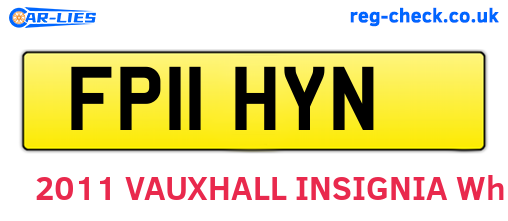 FP11HYN are the vehicle registration plates.
