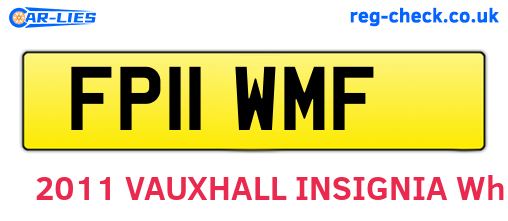 FP11WMF are the vehicle registration plates.
